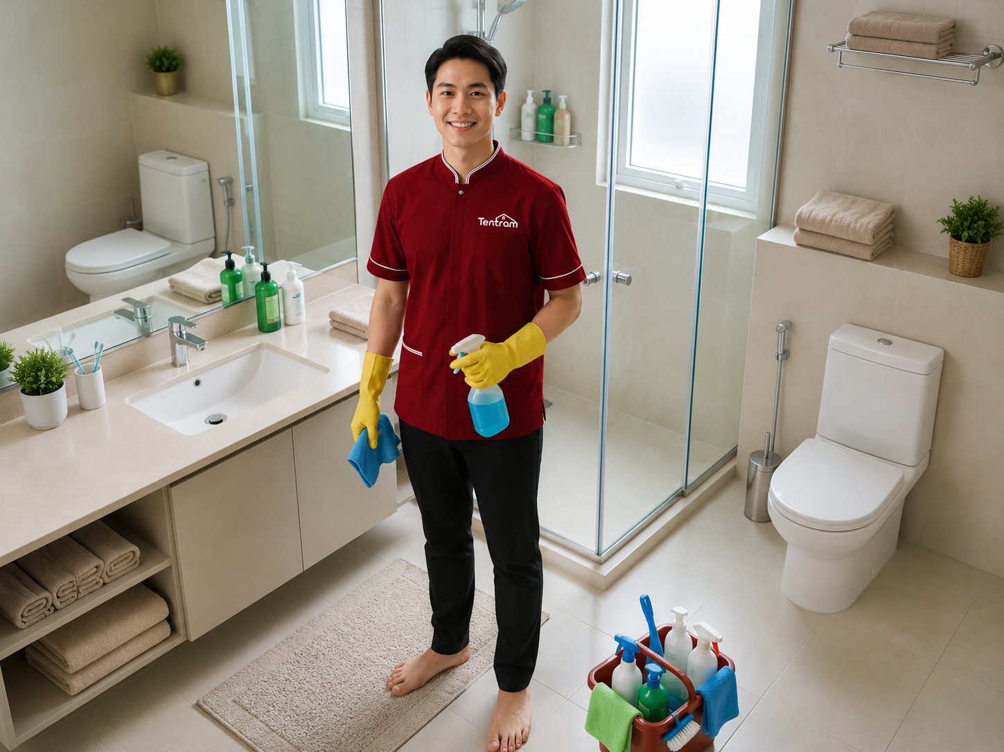 Tips membersihkan kamar mandi berkerak